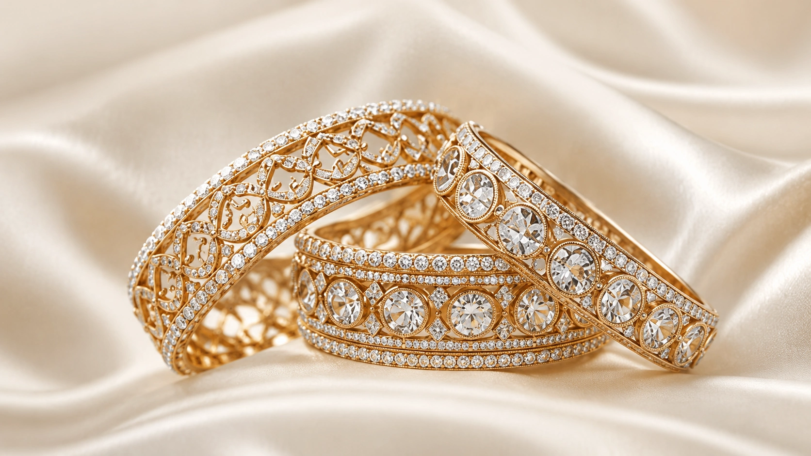 Elegant bridal jewellery rings